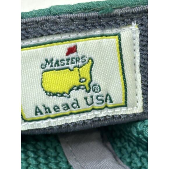 Masters Golf Hat Cap 2021 Strapback Embroidered Augusta National Green Ahead USA - Picture 6 of 9